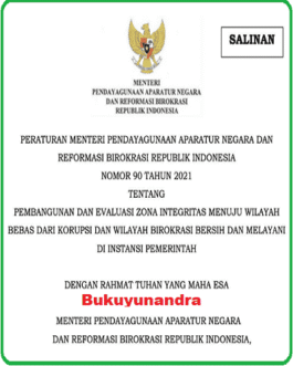Permenpanrb 90 Tahun 2021 Zona Integritas