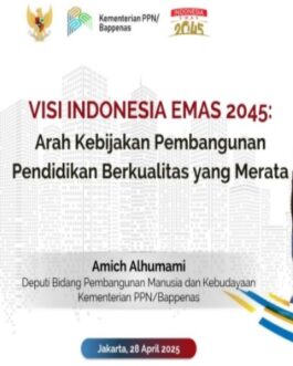 BAPPENAS Konsolidasi Pendidikan 2025 Paparan