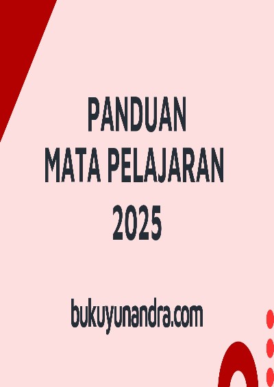 Panduan Mata Pelajaran 2025 Buku Yunandra